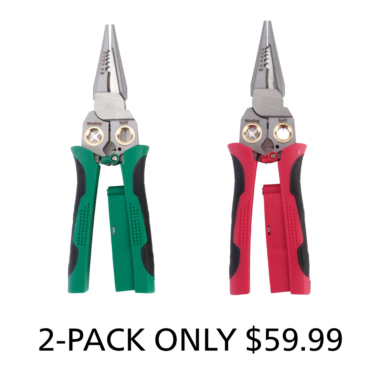 8-in-1 Wire Stripper Twister & Voltage Tester Tool 🔧⚡ Multi-Functional Electrician Pliers