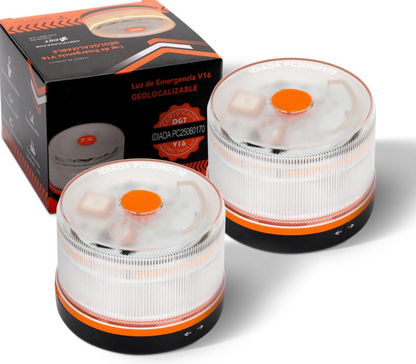 ⭐Black Friday Oferta⭐Luz de Emergencia V16 DGT 3.0 – Aprobada 2026, Magnética IP54 – Cumple con la Normativa 2026