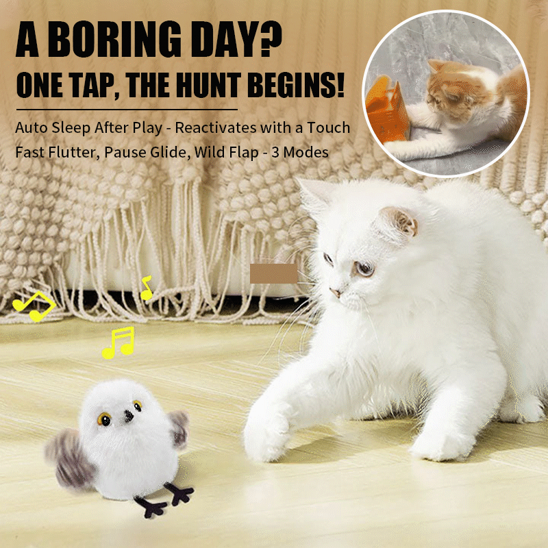 #1 Pet Toy🏆Flapping Bird Cat Toy – Best gift for your pets🐱