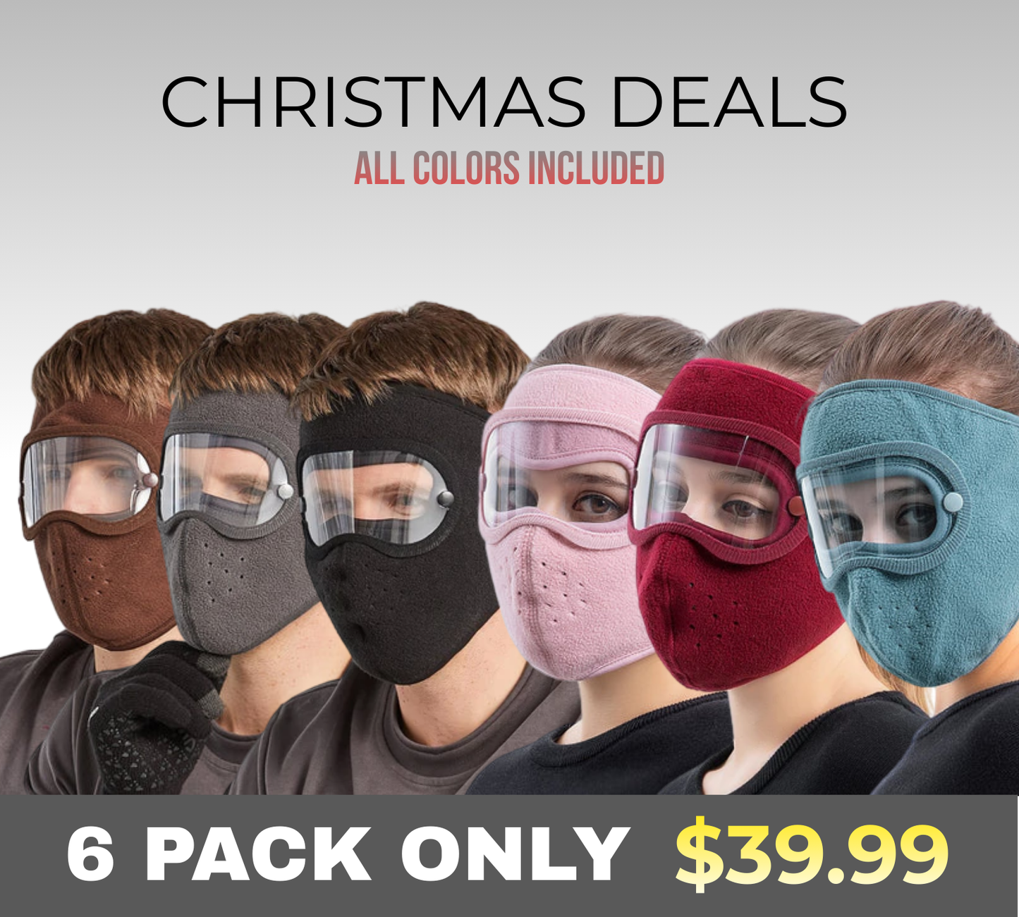 🎁Last Day 66%OFF🔥Winter warm fleece windproof high-definition goggles (Universal size)