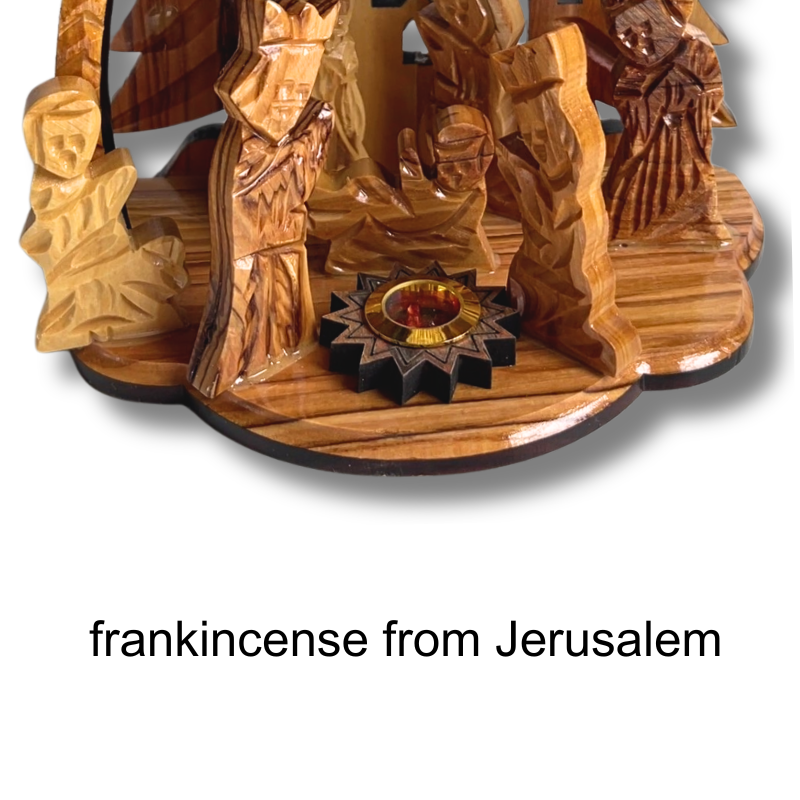 Holy Land Nativity Scene with Music Box