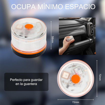 ⭐Black Friday Oferta⭐Luz de Emergencia V16 DGT 3.0 – Aprobada 2026, Magnética IP54 – Cumple con la Normativa 2026