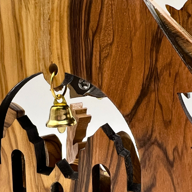 Holy Land Nativity Scene with Music Box