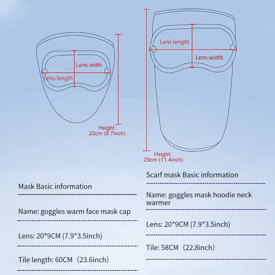 🎁Last Day 66%OFF🔥Winter warm fleece windproof high-definition goggles (Universal size)